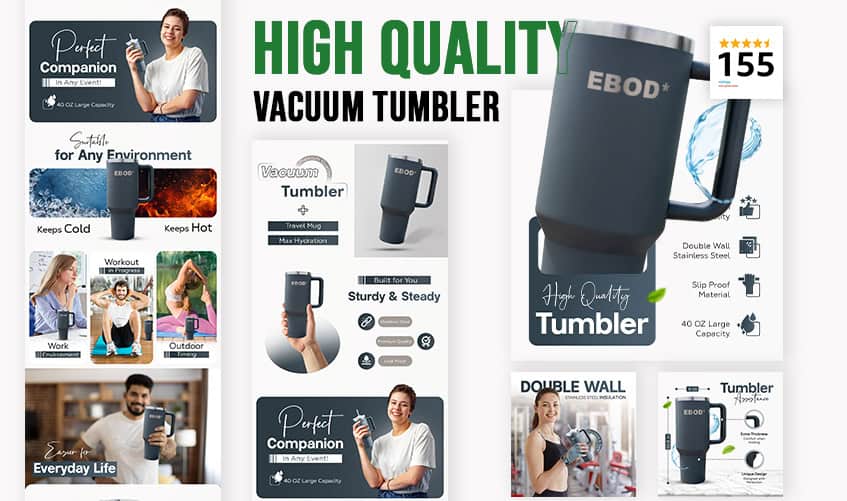 A+ Content Design Mockup